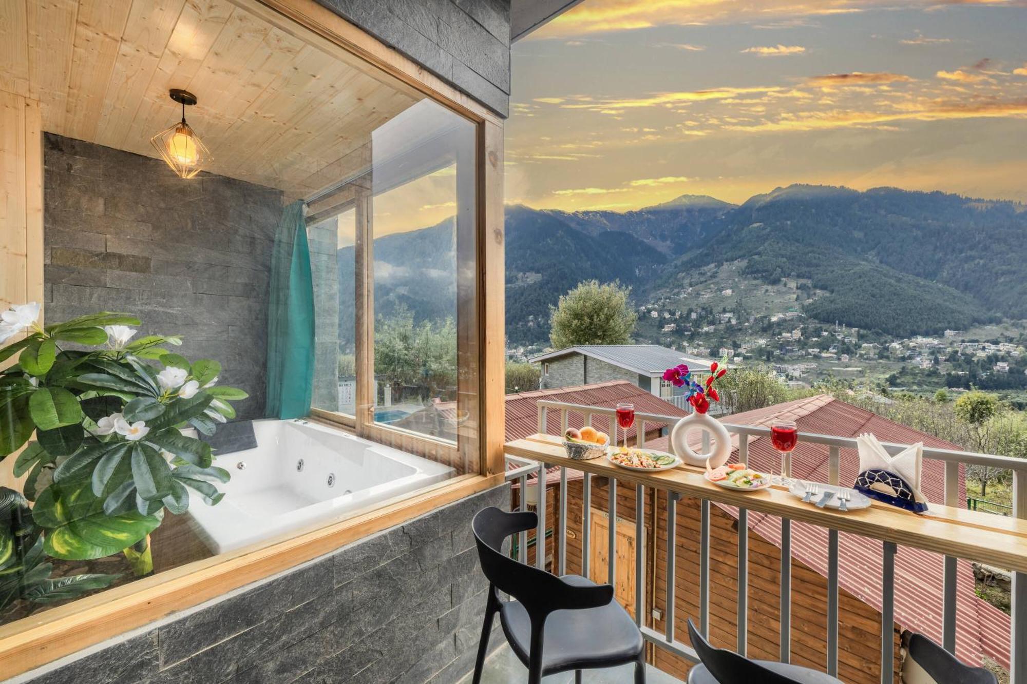 Echor Himalayan Heights Luxe Manali Hotel Buitenkant foto