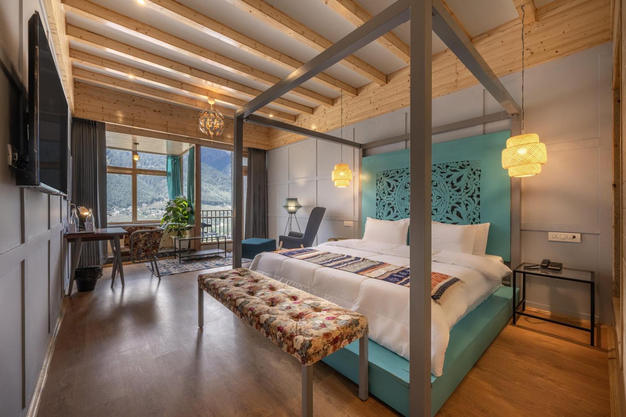 Echor Himalayan Heights Luxe Manali Hotel Buitenkant foto