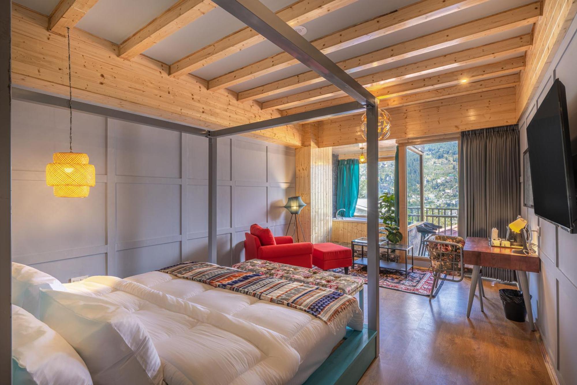 Echor Himalayan Heights Luxe Manali Hotel Buitenkant foto
